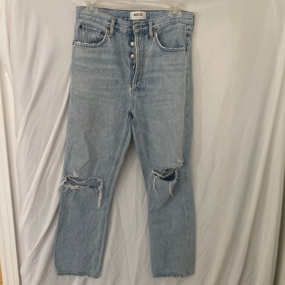 AGOLDE Riley button fly Jeans sz 27 - Picture 1 of 7